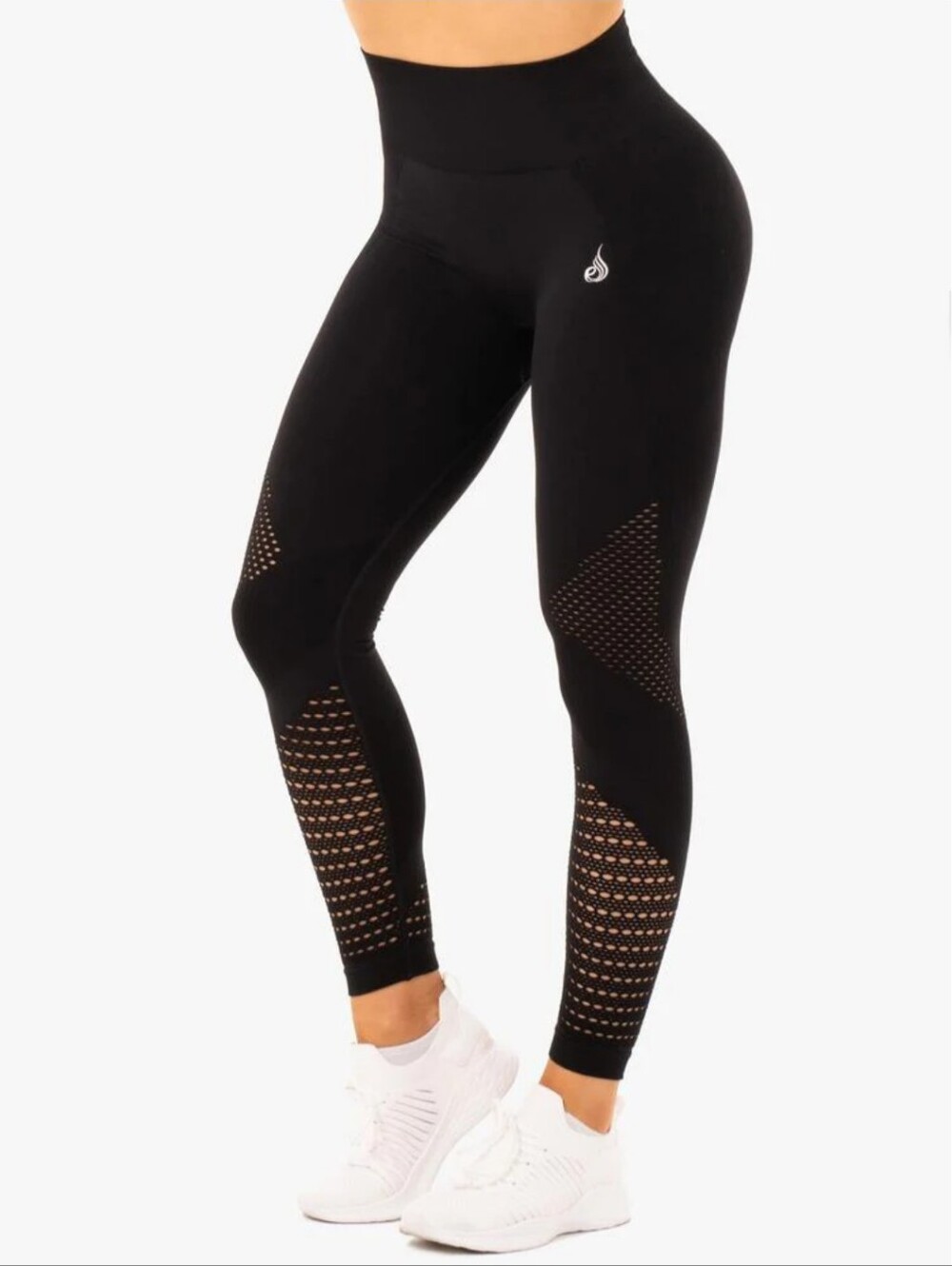 RYDERWEAR | Women's Black Electra Seamless High-Waisted Leggings